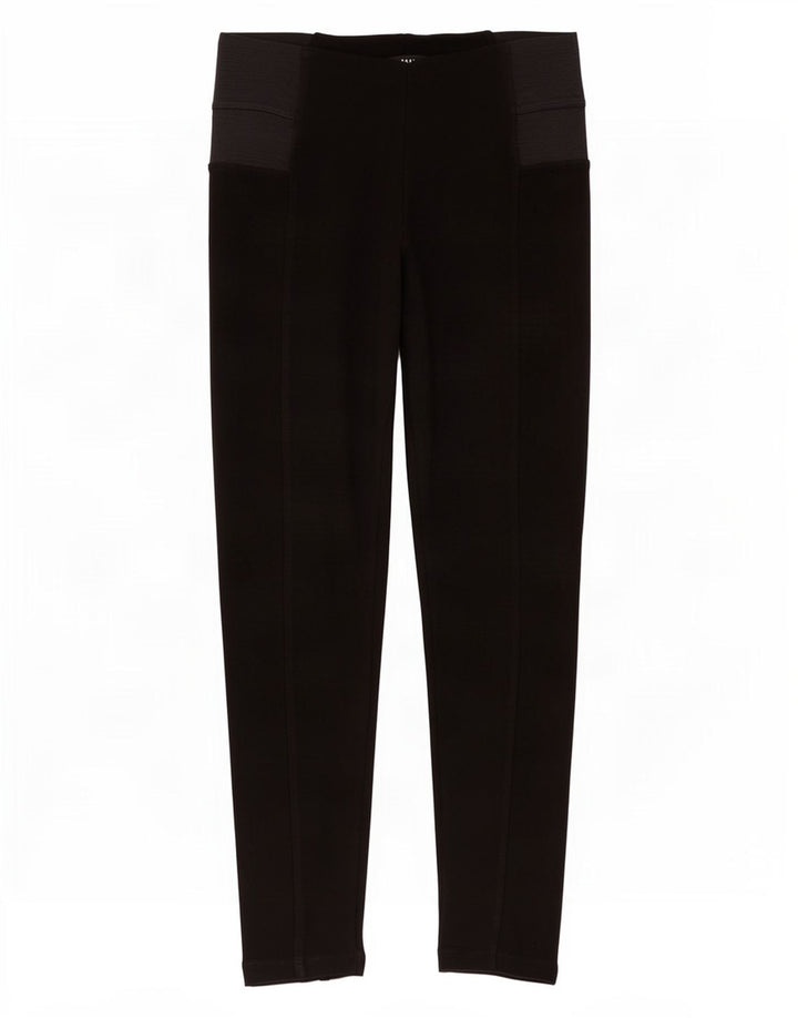 Zara Damen Crop Leggings Medium Schwarz