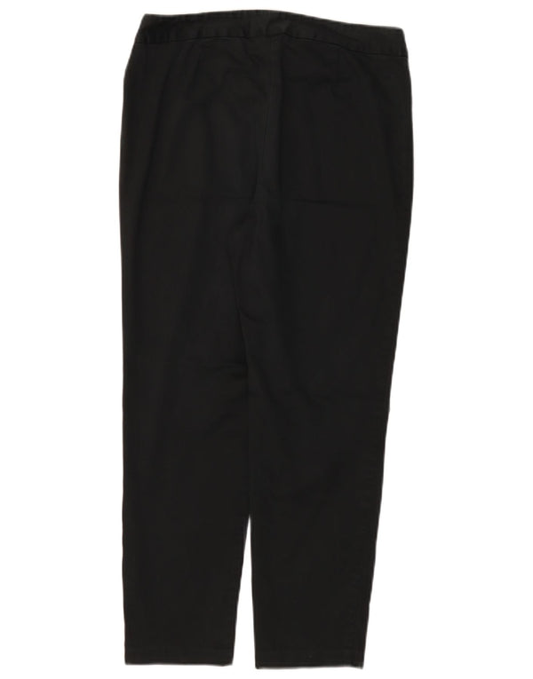 Marks & Spencer Damen Slim Cropped-Hose UK 10 Small W28 L24 Schwarz