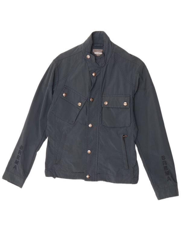 Brema Herren Graphic Utility Jacke IT 48 Medium Navy Blue Polyamid