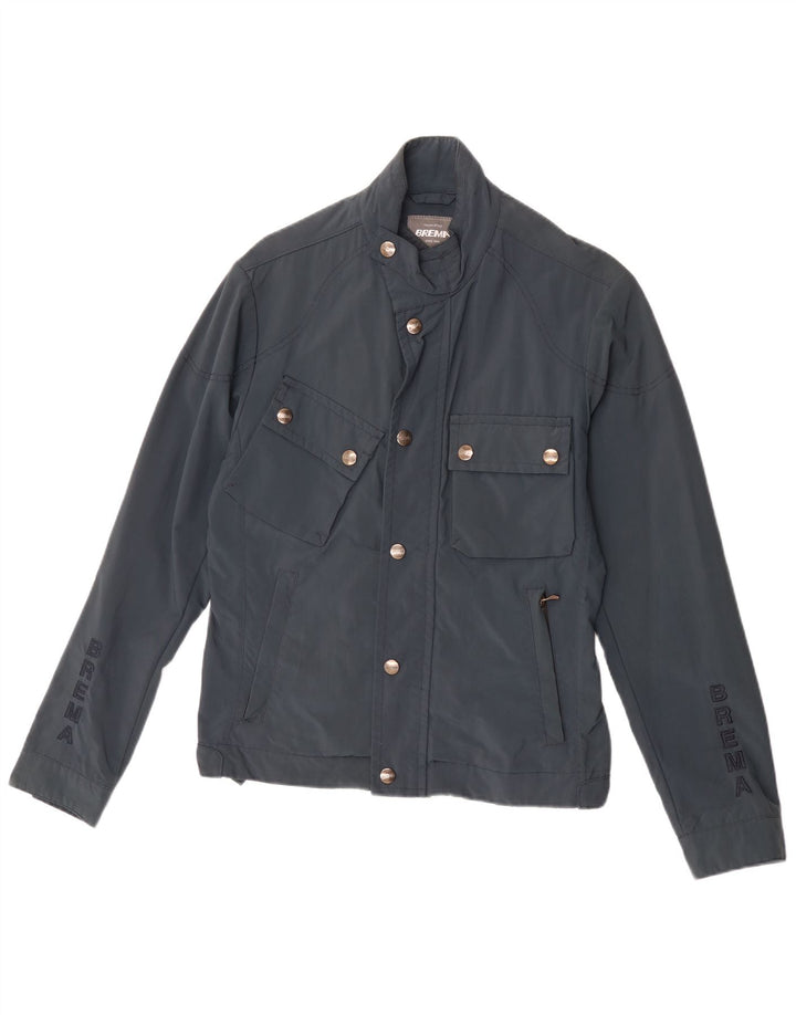 Brema Herren Graphic Utility Jacke IT 48 Medium Navy Blue Polyamid