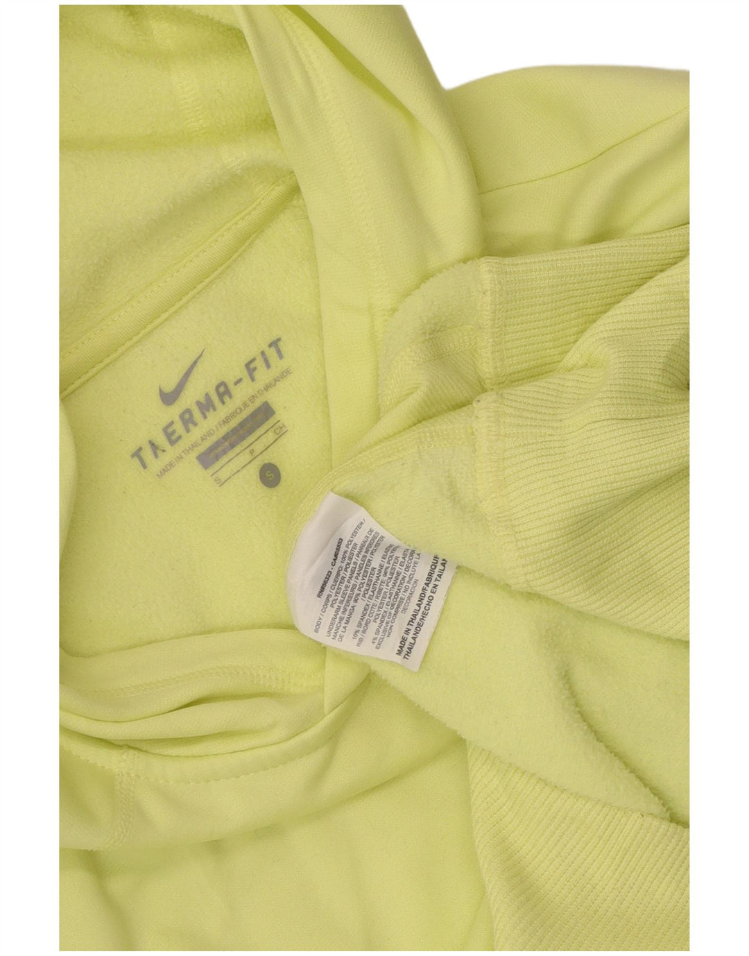 Nike Herren Therma-Fit Small Gelbes Polyester