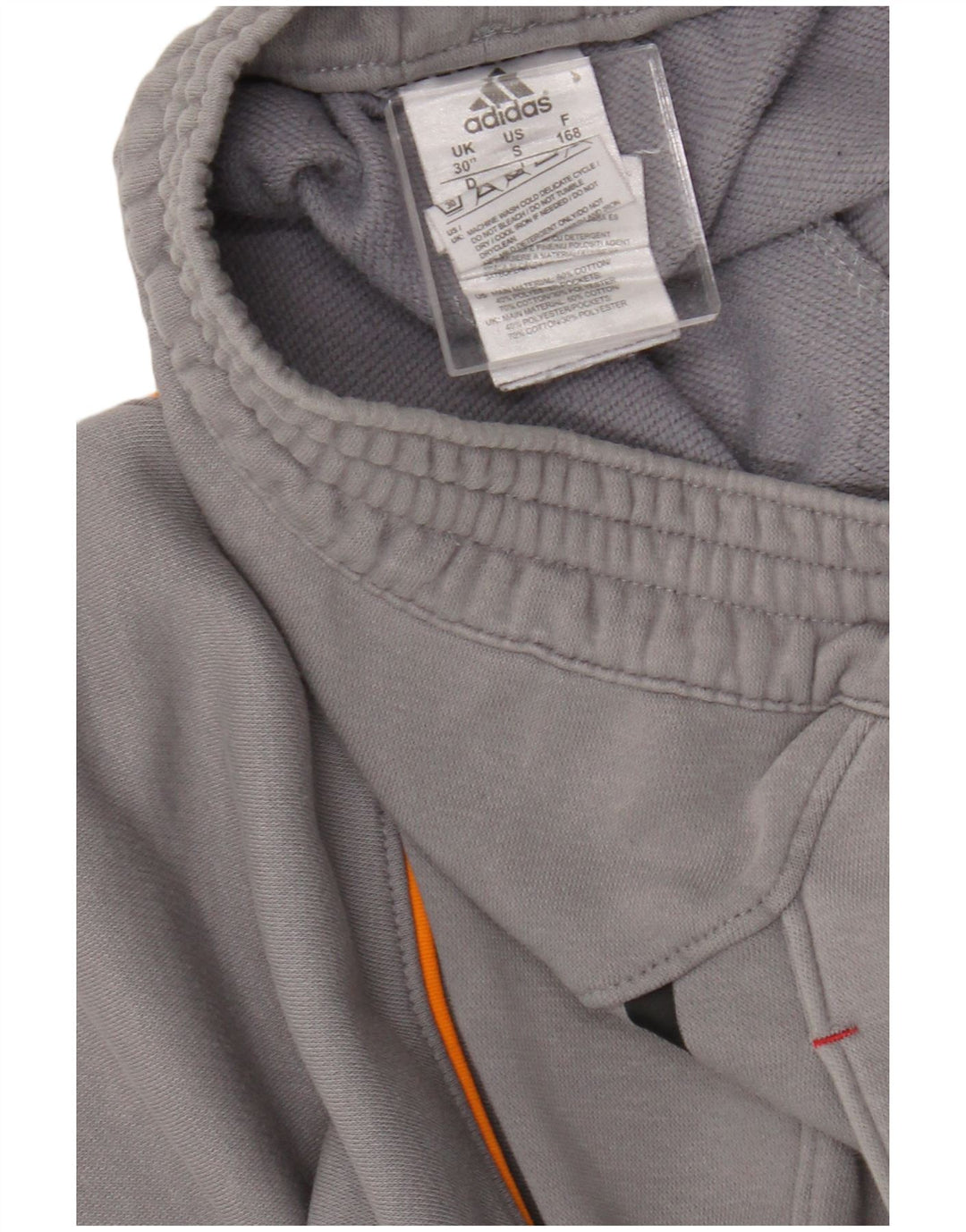 Adidas Herren-Trainingshose, Größe S, graue Baumwolle
