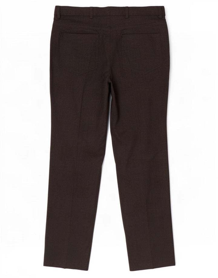 Marks & Spencer Herren Slim Fit Anzughose W34 L31 Schwarz Polyester