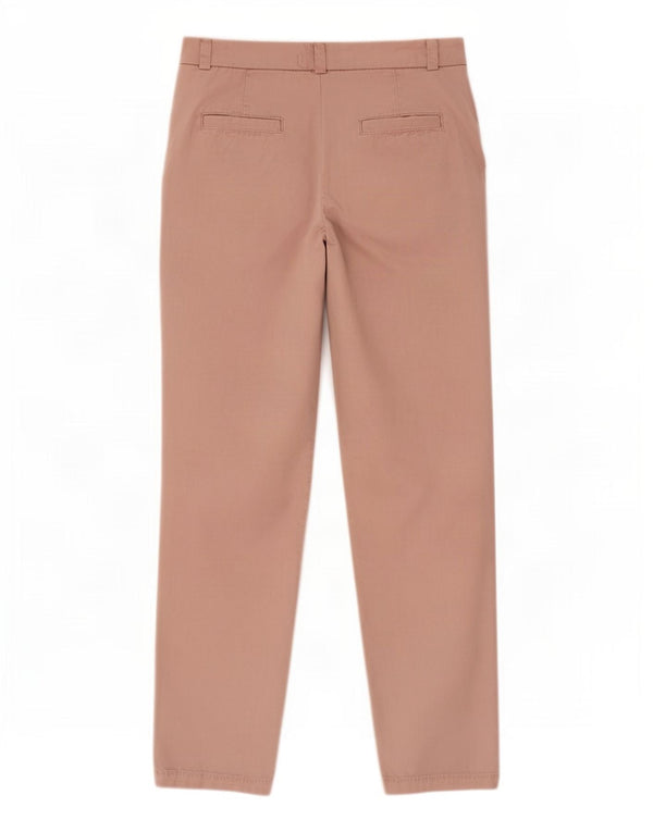 Marks & Spencer Damen Slim Chinohose UK 10 Small W27 L26 Rosa Baumwolle