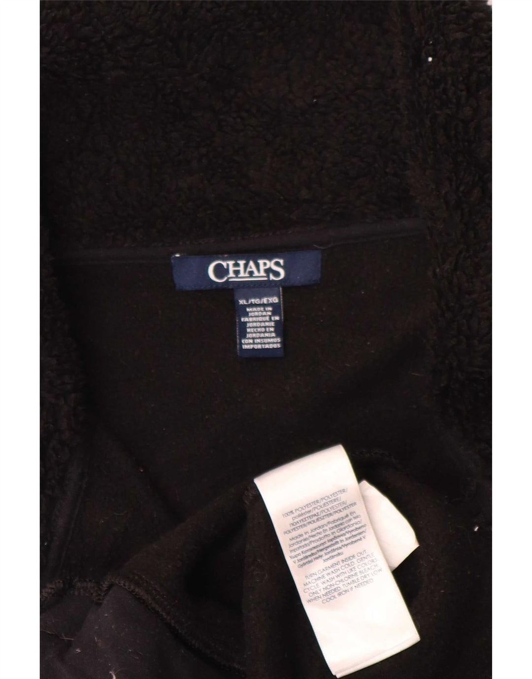 Chaps Damen Fleeceweste UK 18 XL Schwarz Polyester
