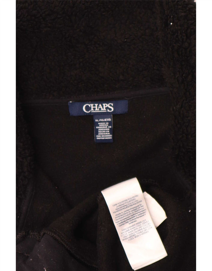 Chaps Damen Fleeceweste UK 18 XL Schwarz Polyester