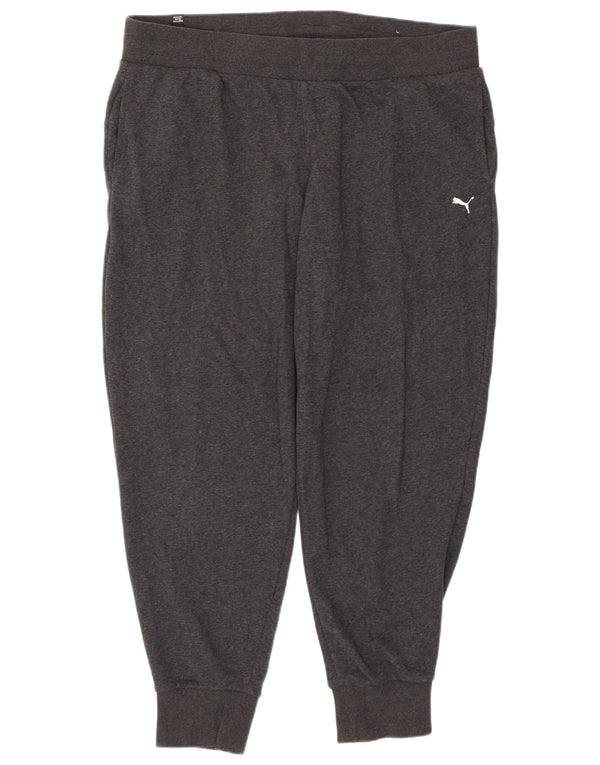 Puma Damen Trainingshose Jogger UK 18 XL Grau Baumwolle