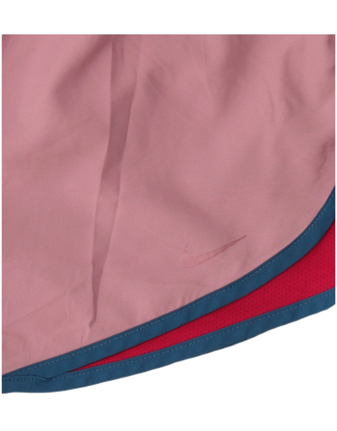 Nike Damen Dri Fit Sportshorts UK 12 Mittelrosa Colourblock-Polyester