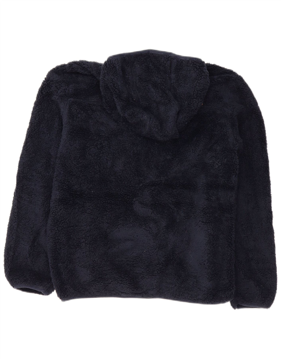 EDDIE BAUER Jungen-Fleecejacke mit Kapuze, 15–16 Jahre, XL, Marineblau, Polyester