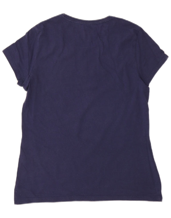 Levi's Damen-T-Shirt mit Grafik, UK 14, Größe L, Marineblau, Baumwolle
