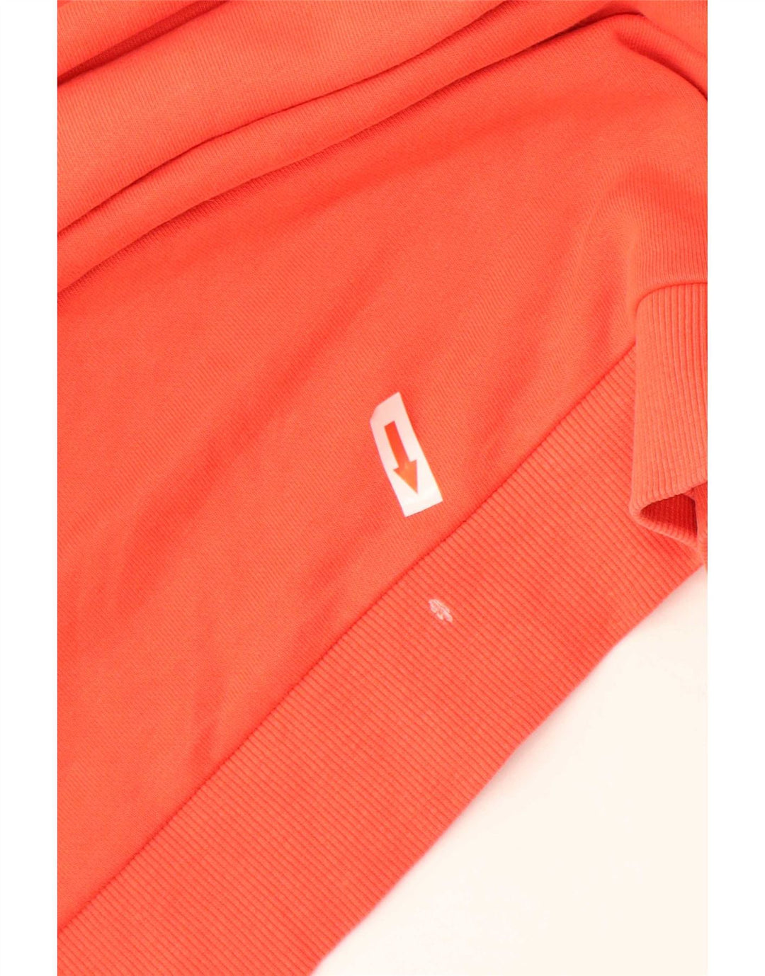 Marks & Spencer Damen Sweatshirt Pullover UK 14 Large Orange Baumwolle