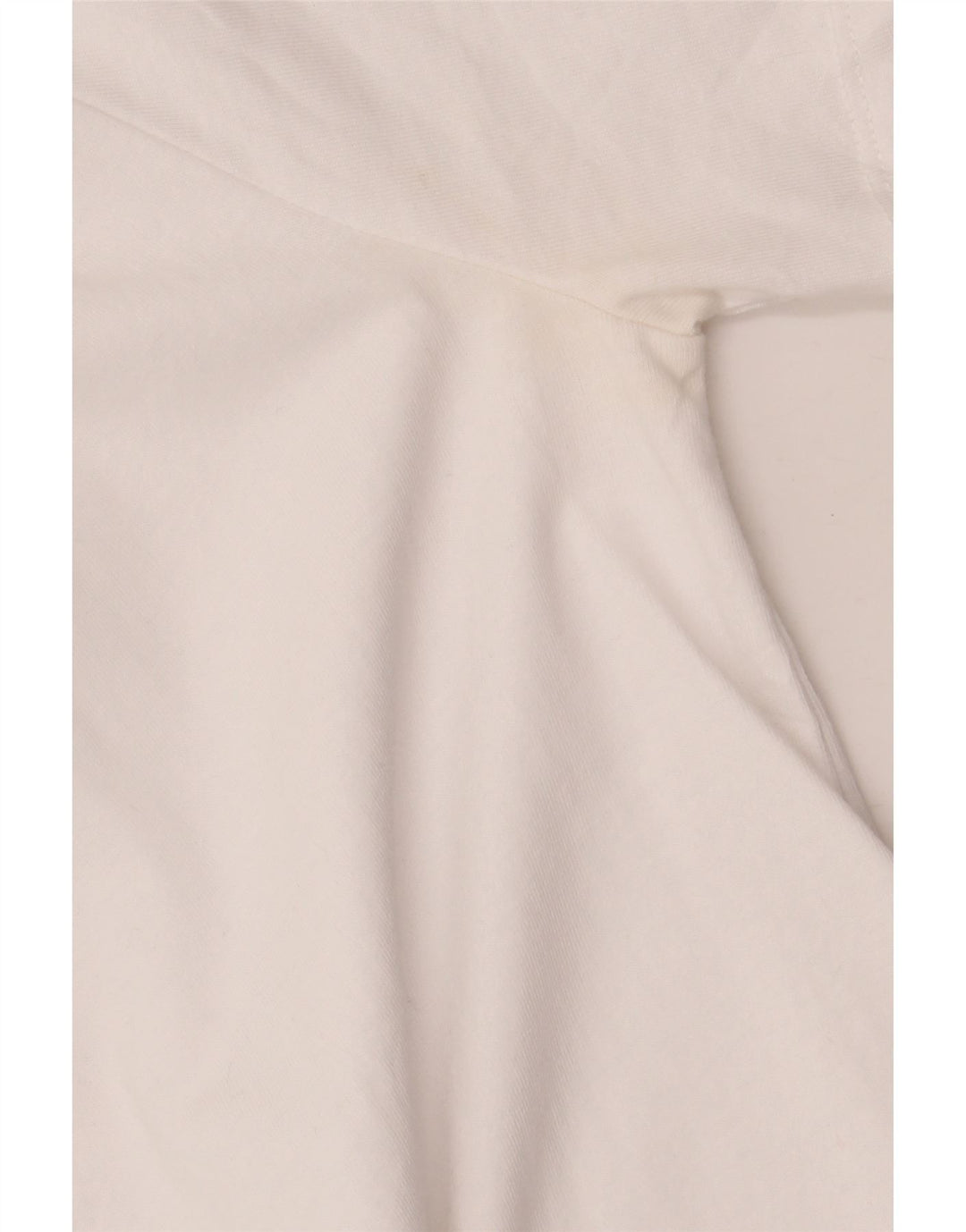 Zara Damen-Blusenoberteil, UK-Größe 44, Größe L, weiße Baumwolle