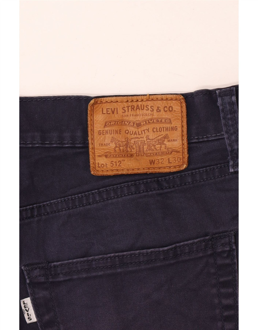 Levi's Herren 512 Slim Tapered Jeans W32 L30 Marineblau