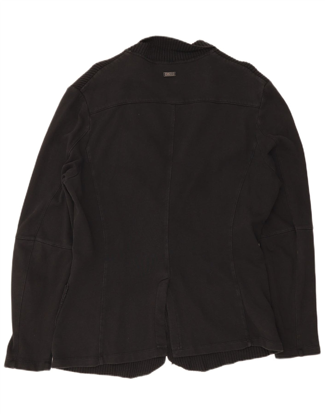 Liu Jo Herren-Strickblazer mit 3 Knöpfen, Größe S, Schwarz