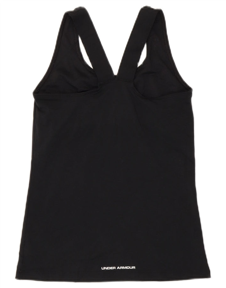 Under Armour Damen Heat Gear Weste Top UK 8 Small Schwarz Polyester