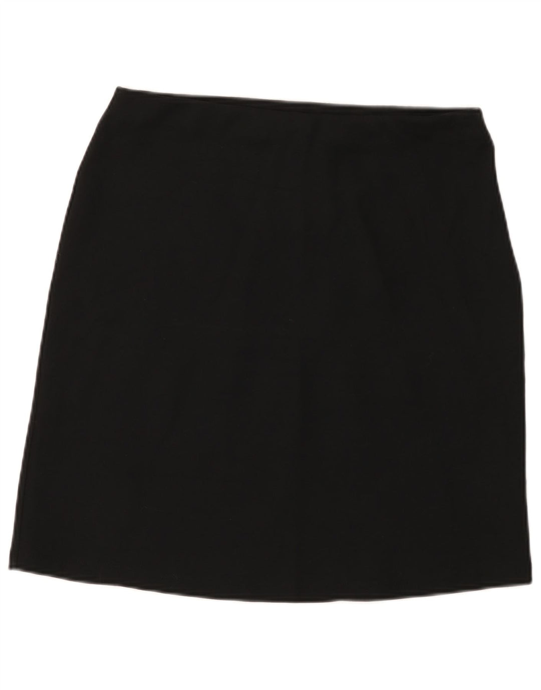 Marks & Spencer Damen Minirock UK 12 Medium W32 Schwarze Viskose