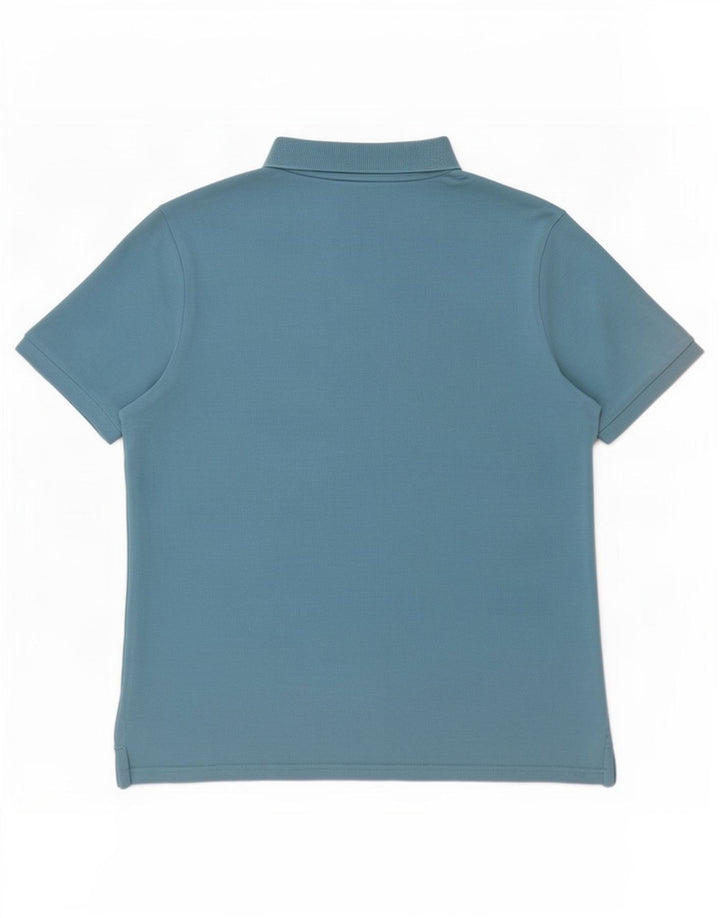 Nike Herren-Poloshirt, große blaue Baumwolle