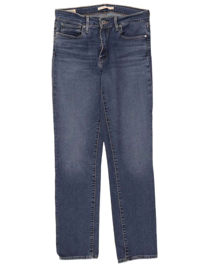 Levi's Damen 712 Slim Jeans W30 L30 Blaue Baumwolle