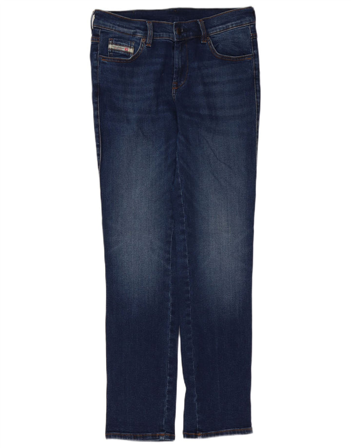 DIESEL Damen Slim Jeans W28 L30 Blaue Baumwolle