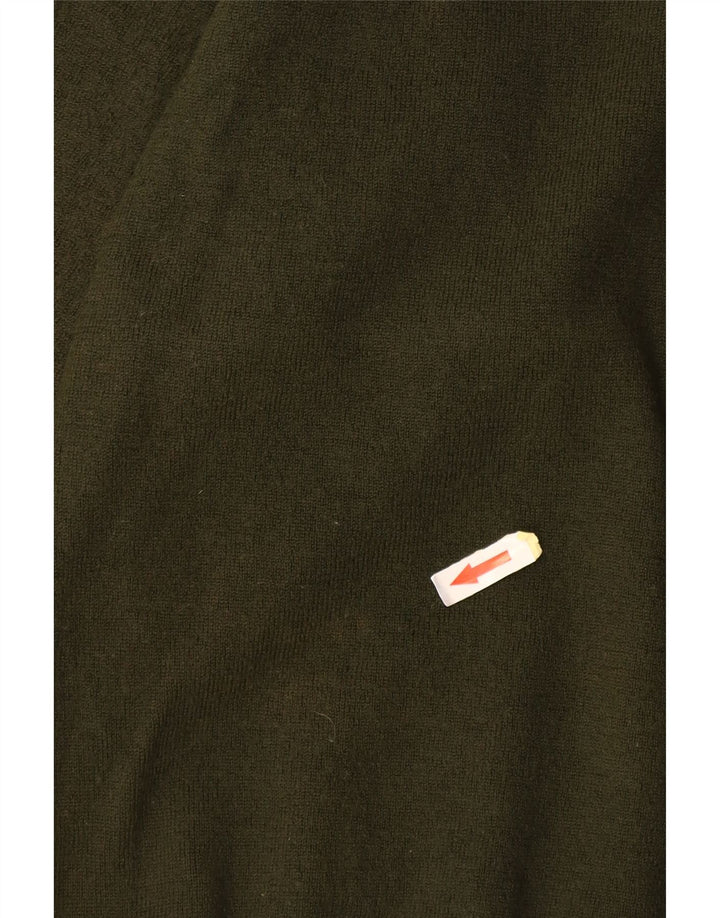 Stefanel Rollkragenpullover für Damen, Gr. 14, Khaki