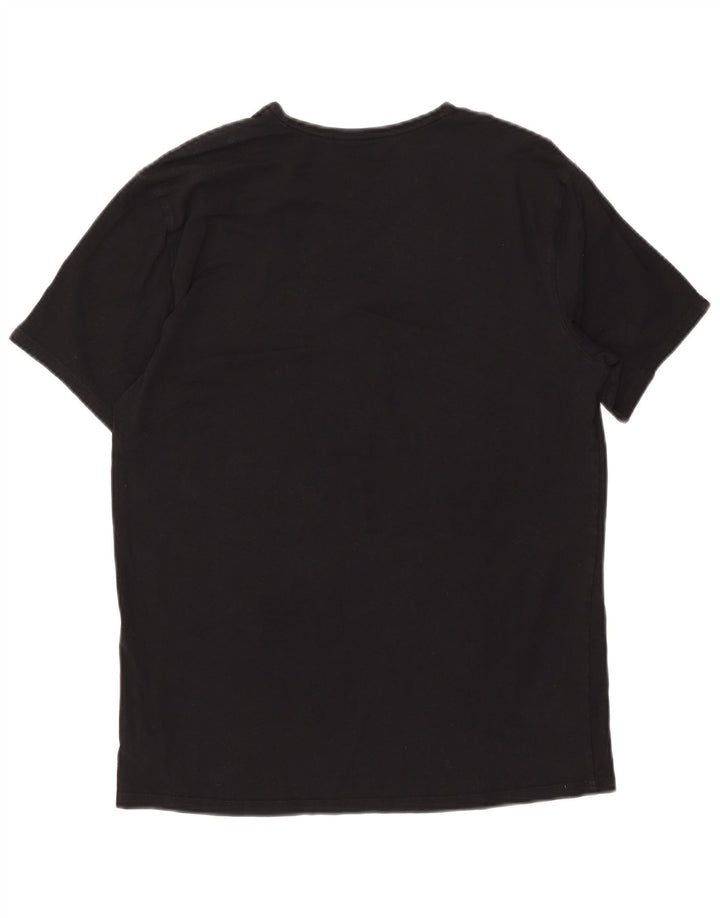 Calvin Klein Herren T-Shirt Top Large Schwarz Baumwolle