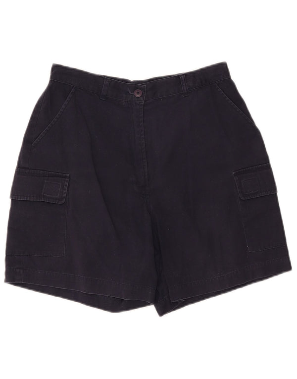 Dorothy Perkins Damen Cargoshorts UK 10 Small W25 Marineblaue Baumwolle