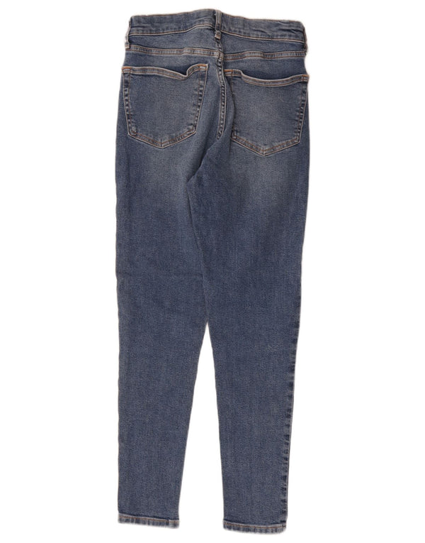 Topshop Damen Jamie Skinny Jeans W28 L30 Blau Polyester