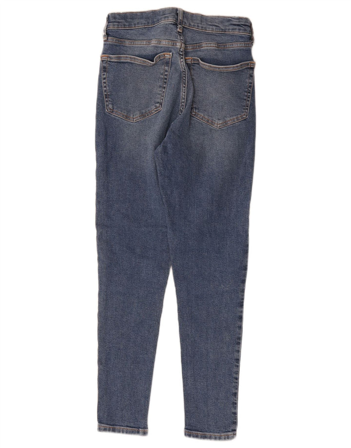 Topshop Damen Jamie Skinny Jeans W28 L30 Blau Polyester