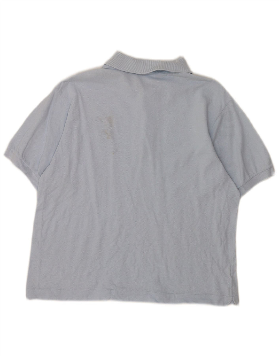 Lacoste Herren-Poloshirt, Größe 4, mittelblaue Baumwolle
