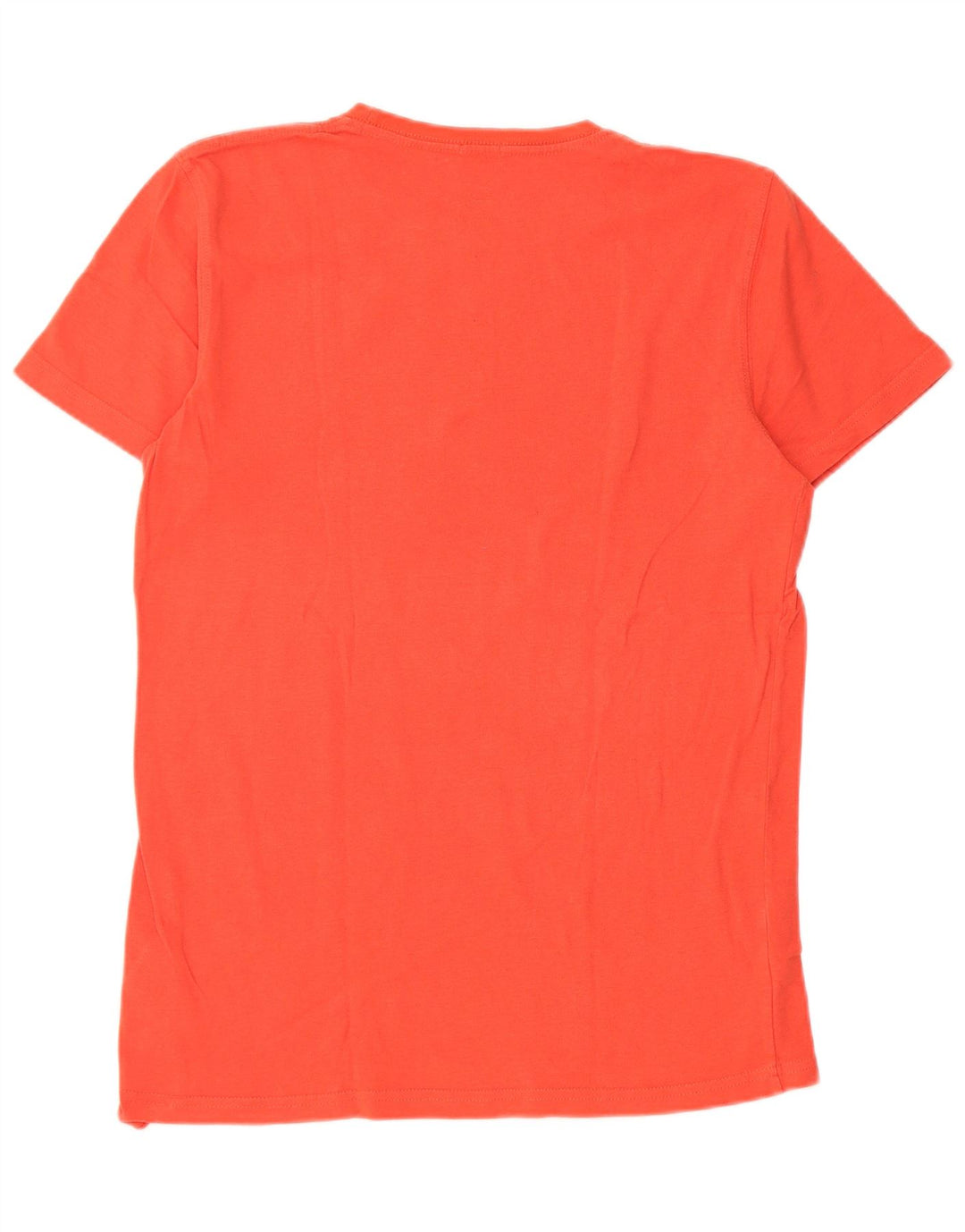 Tommy Hilfiger Herren Grafik-T-Shirt-Oberteil Mittelorange