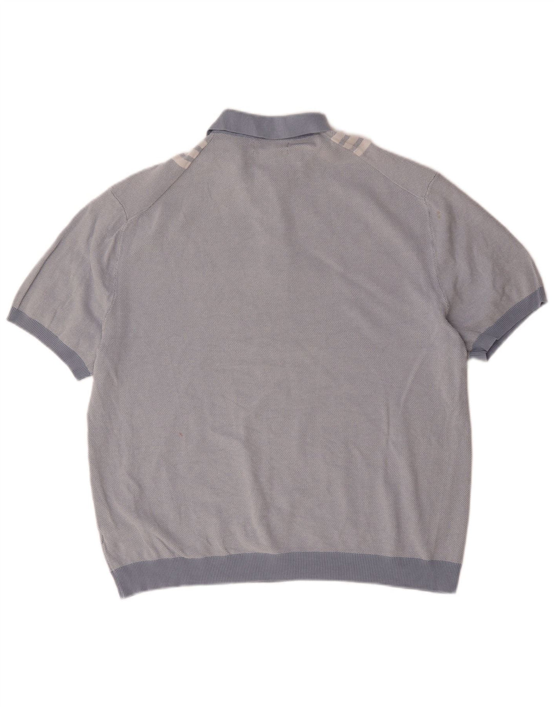 Marks & Spencer Herren-Poloshirt 2XL, blau gestreift, Baumwolle