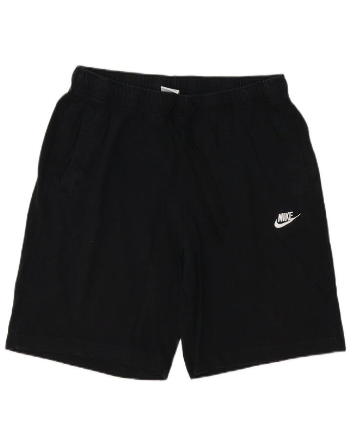 Nike Herren-Sportshorts, groß, aus schwarzer Baumwolle