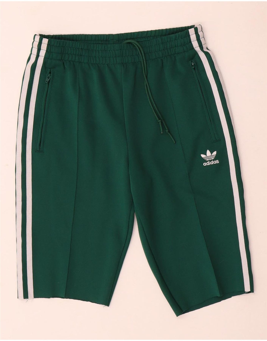 Adidas Damen Sportshorts UK 6 XS Grün Polyester