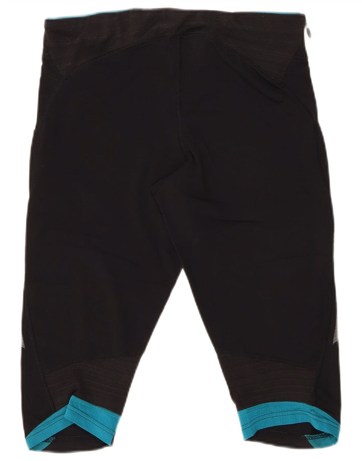 Adidas Damen Climalite Sport Shorts UK 16/18 Large Schwarz Nylon