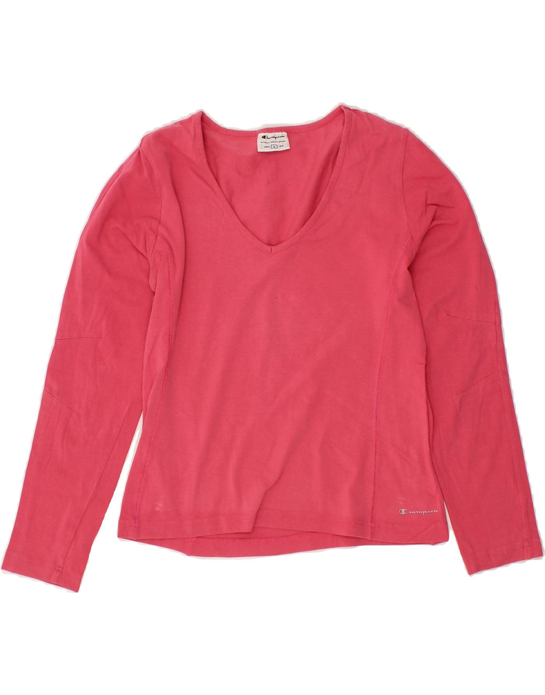 CHAMPION Girls Top Long Sleeve 11-12 Years Large Pink Vintage Champion and Second-Hand Champion from Messina Hembry 