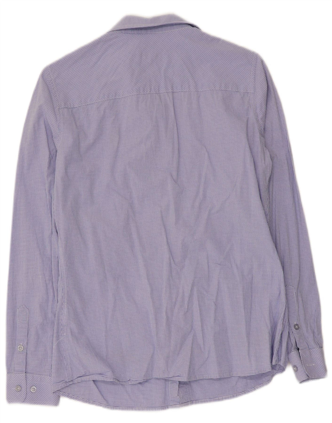 U.S. Polo Assn. Damenhemd EU 38 Mittelblauer Gingham-Karo