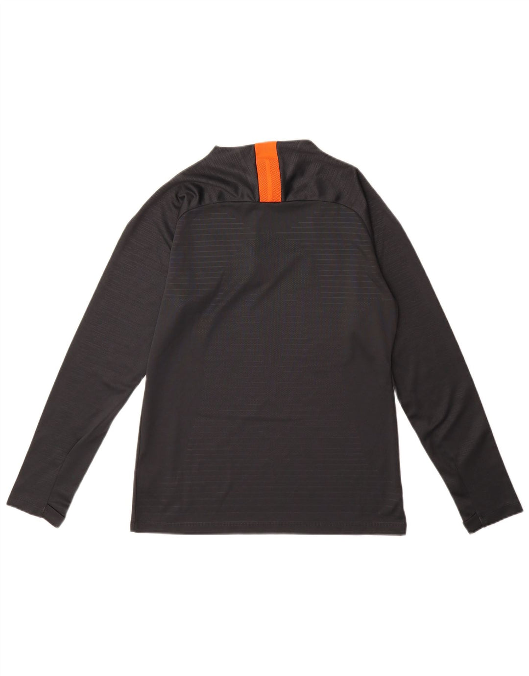 Nike Chelsea FC Herren-Oberteil mit Reißverschluss und Grafik, langärmlig, klein, grau, Polyester