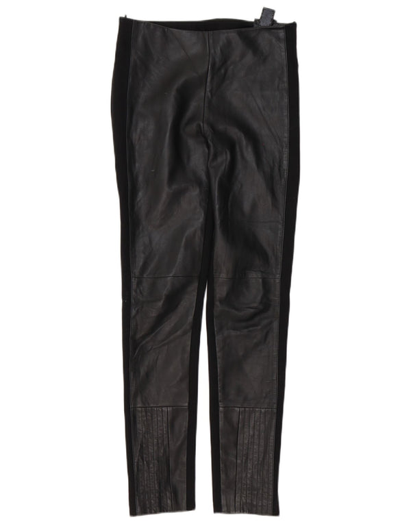 Marks & Spencer Damen Autograph Slim Hose UK 6 XS W28 L28 Schwarz