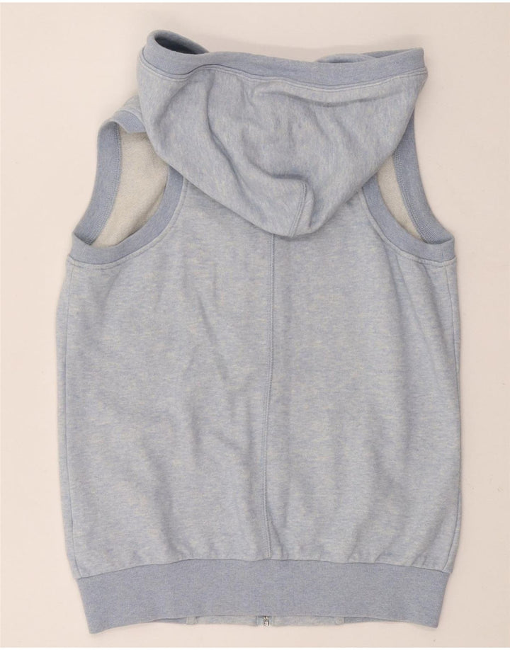 CHAMPION Womens Heritage Classics Zip Hoodie Pullover UK 10 Small Blue