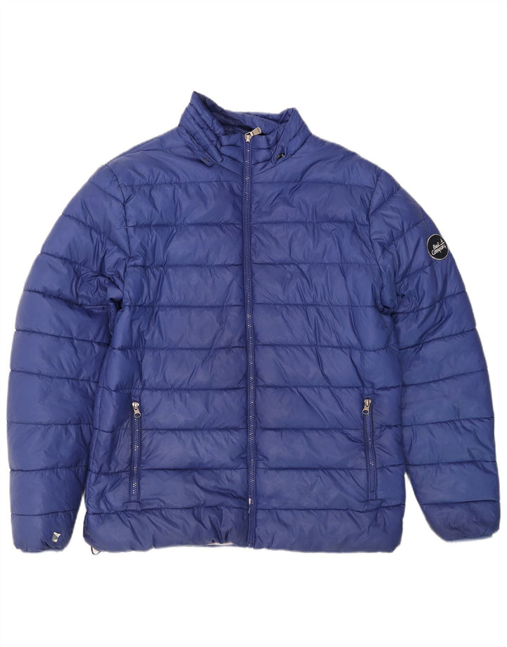 Best Company Herren wattierte Jacke UK 42 XL Blau
