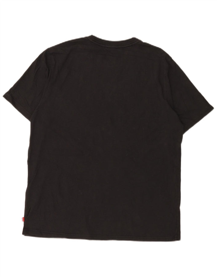 Levi's Herren-T-Shirt mit Grafik, mittelschwarze Baumwolle