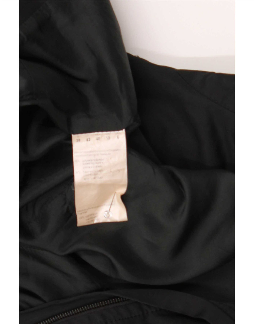 Hugo Boss Damen Langarm-Etuikleid UK 10 Small Schwarz Polyester