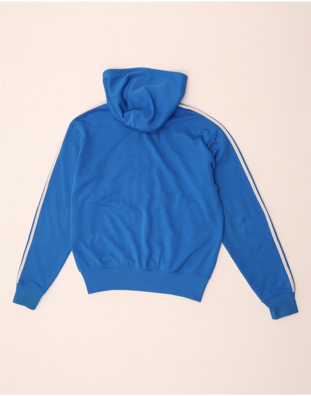 Adidas Herren Graphic Zip Hoodie Pullover Mittelblaues Polyester