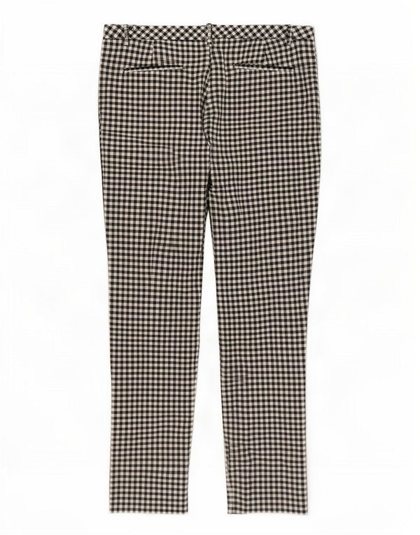 Marks & Spencer Damen Freizeithose UK 14 Large W36 L28 Black Gingham