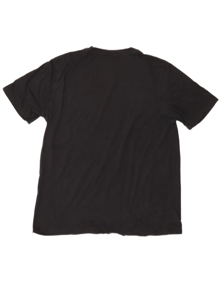 Hugo Boss Herren T-Shirt Top 2XL Schwarz Baumwolle