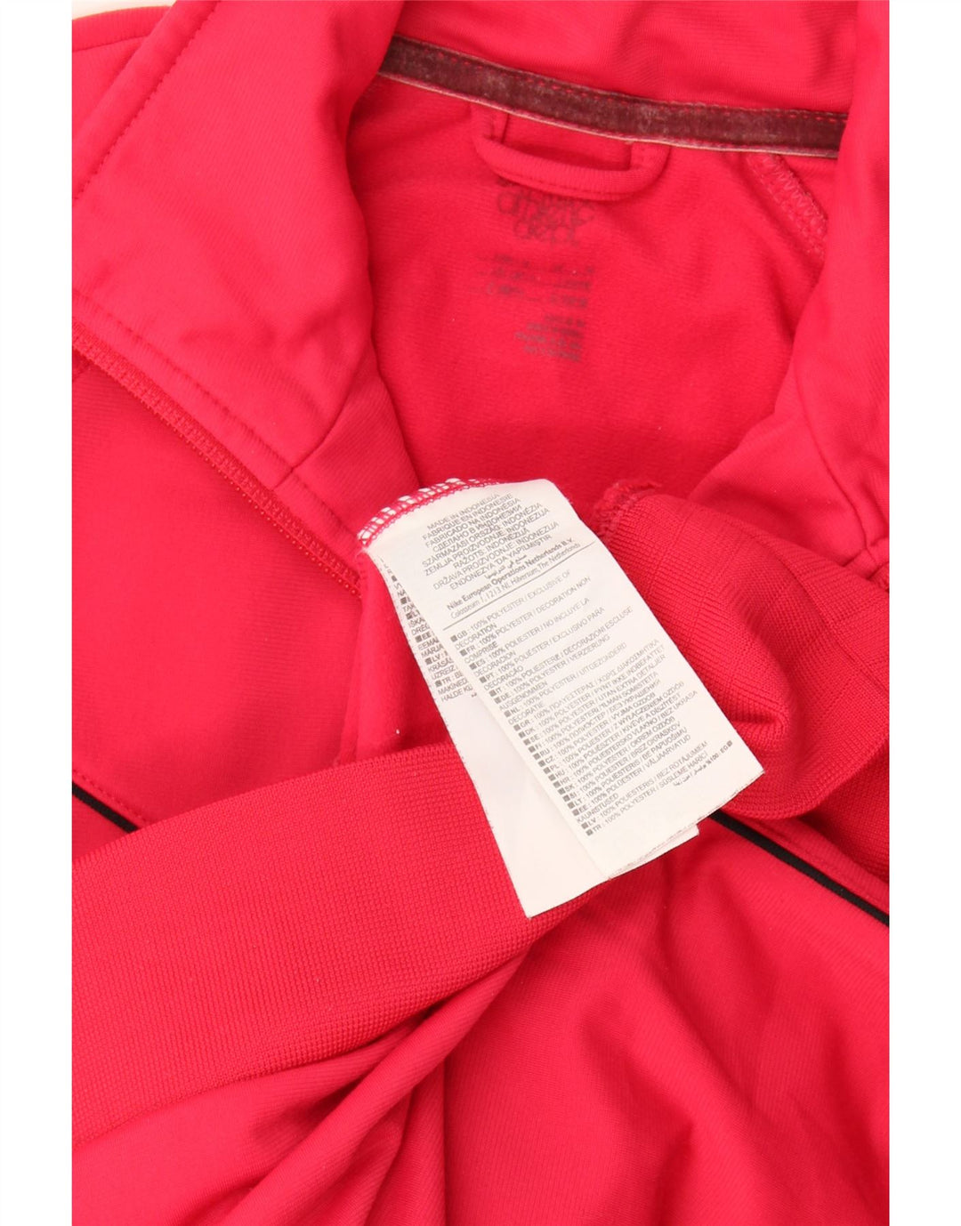 Nike Damen-Trainingsanzug-Top-Jacke, UK 12, Mittelrosa, Polyester