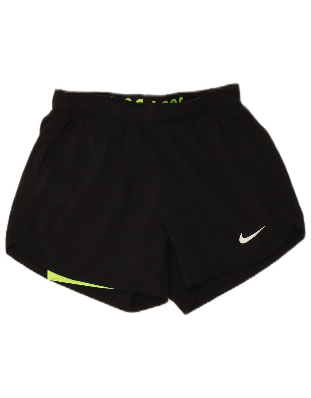 Nike Damen Dri Fit Sport Shorts UK 8 Small Schwarz