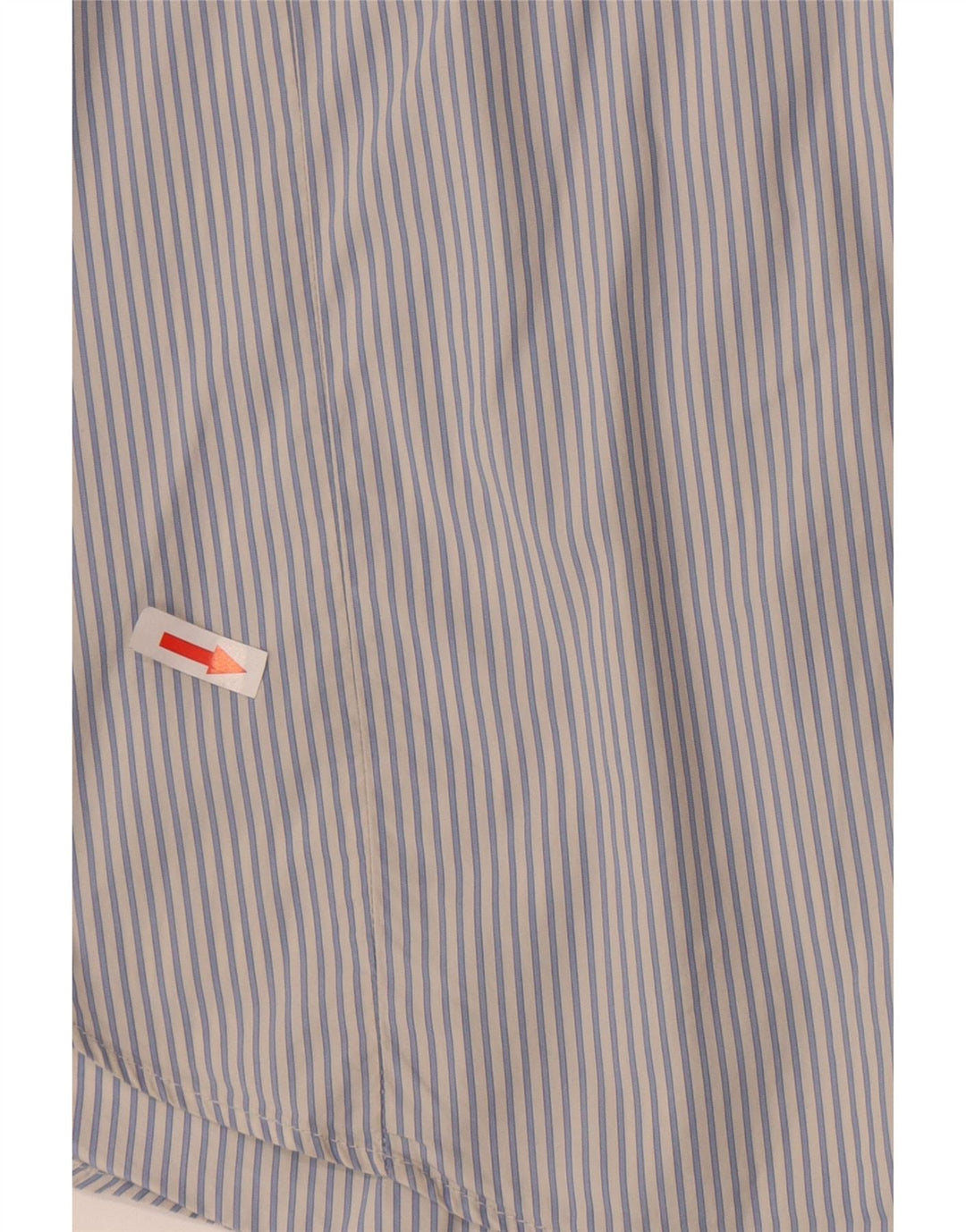 Ted Baker Herrenhemd, Größe 5 XL, blaue Nadelstreifen-Baumwolle