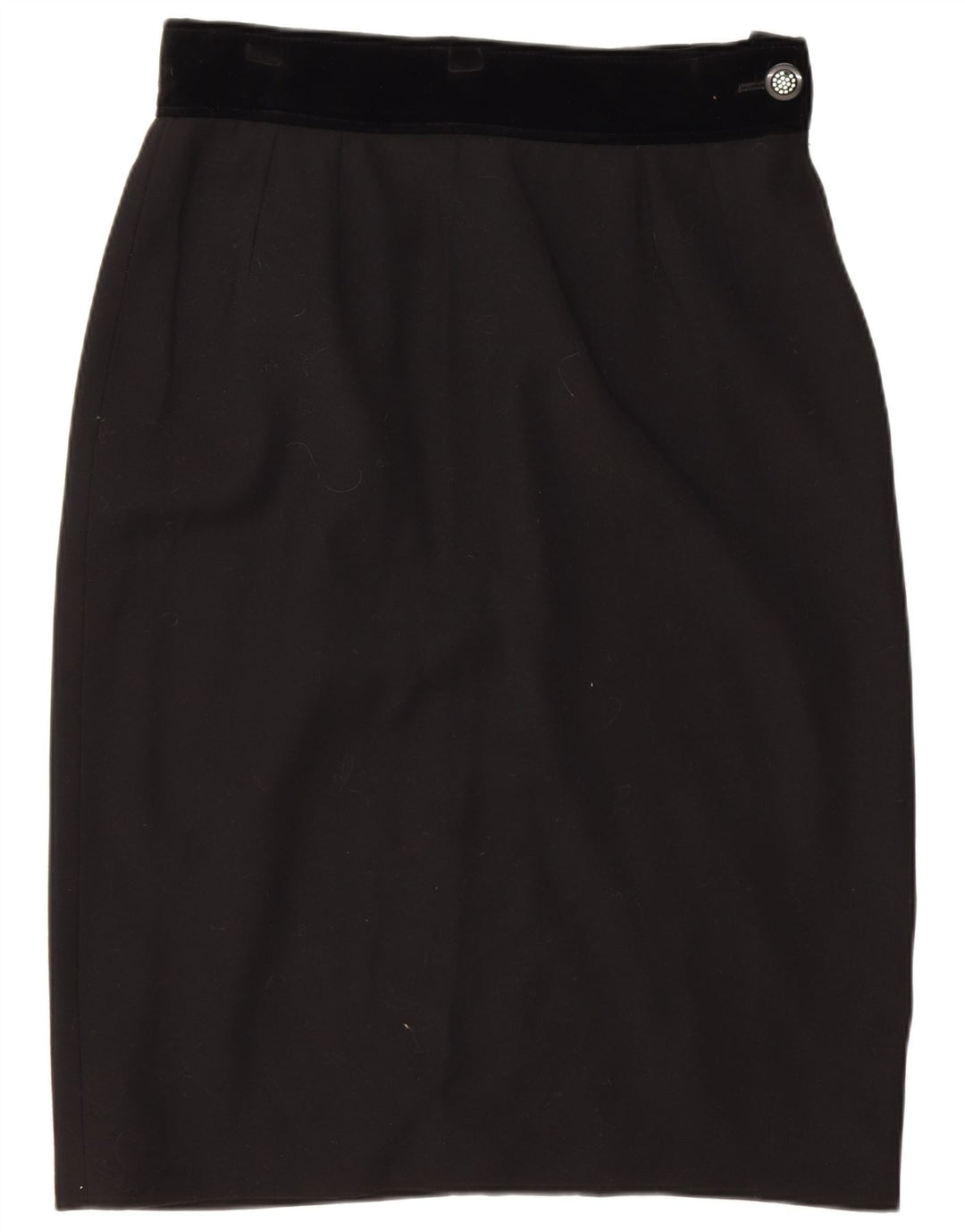 Valentino Damen Bleistiftrock UK 12 Medium W30 Schwarz