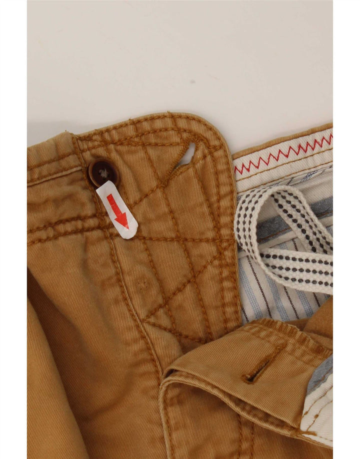 Fat Face Damen Chino-Shorts, Größe L, W34, braune Baumwolle